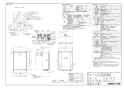 ノーリツ GT-C1672SAW-TB BL 13A 取扱説明書 施工説明書 納入仕様図 ノーリツ 高効率ガスふろ給湯器 シンプル オート PS扉内後方排気延長設置形 16号 納入仕様図1